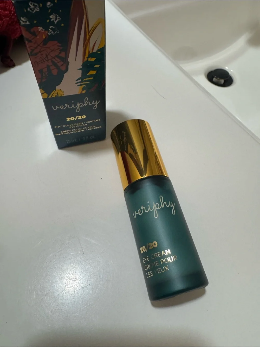 20/20 Phytoglycogen + Peptides Eye Cream — Teal Packaging
